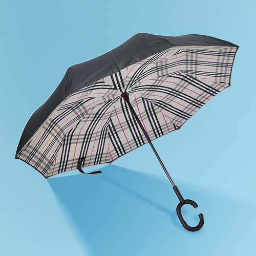 magic flower paraguas  paraplui C handle Reverse Upside-Down Double Layer Inverted Umbrella