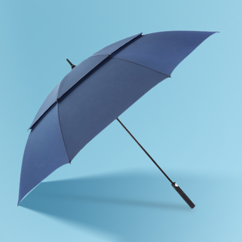 large size promotional custom logo windproof branded golf umbrella double layer golf umbrella for the rain