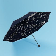 shopping bag tote umbrella with 3 fold auto open and close