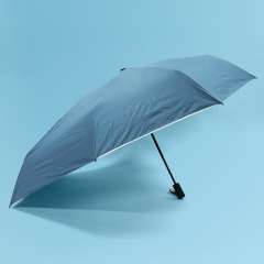 Tiozomoo supplier feather umbrella 3 fold Pongee backpack Manual umbrella Back to School for students