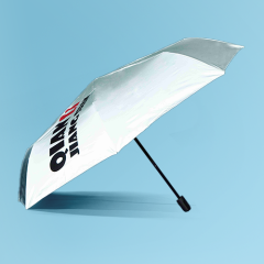 Luxury reverse colorful 3 fold umbrella auto open windproof business gift umbrella with reflective stripe
