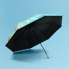 Business hot summer wedding souvenirs promo gift mini fan and umbrella gift set for guests girlfriends birthday party boys gift