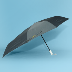 Wholesale Large Auto Open Close Windproof Travel Wide 3 Foldable backpack Umbrella