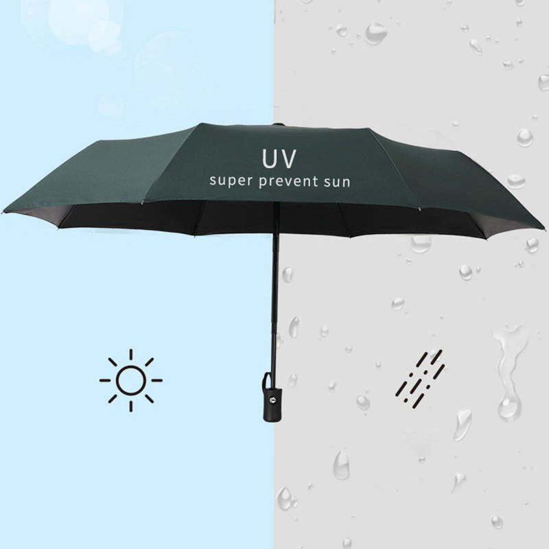 Customizable Logo Sunshade Printed Brand Sublimation Windproof Umbrella Promotion Gift Custom Folding Umbrella