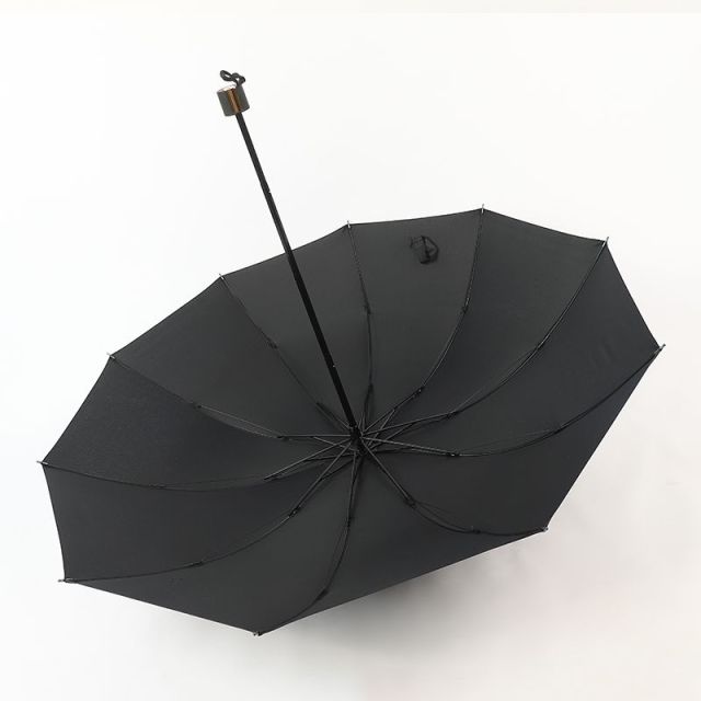 Wholesale Customization Windproof Folding Umbrella Open Manual Open 3 Fold Umbrella