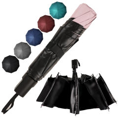 Personalized Automatic Open Promotional Travel Polyester Uv Blocking Wind Proof Umbrella For Women
