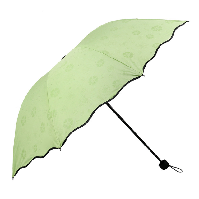 Magic Umbrella Uv Protection Woman Umbrellas Portable Colorful Popular Selling Portable Bloom Flower Polyester Country Manual