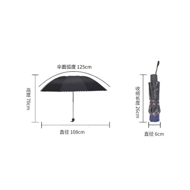 25 Inch 10 K Cheap Hot Selling Custom Folding Umbrella Commerical Foldable Umbrella For Sale