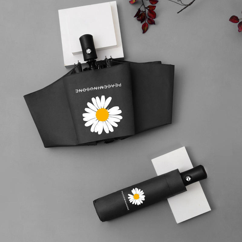 Factory Custom Sunny Umbrella Automatic Open And Close Umbrella 8 Rib Fully-Automatic Umbrella