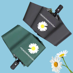 Factory Custom Sunny Umbrella Automatic Open And Close Umbrella 8 Rib Fully-Automatic Umbrella