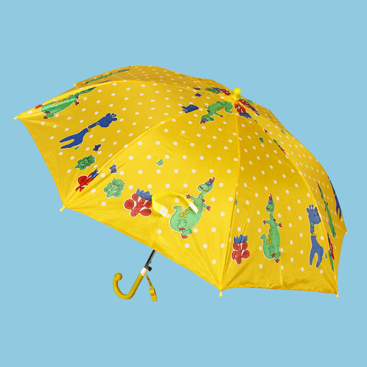 18 Inch 8k Hot Sell Hook Handle Custom Animal Digital Print Cartoon Character Children Kids Cute Umbrella
