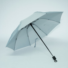 Wholesale 3 Fold UV Umbrella Eco Friendly Travel Shopping Bag Tote Umbrella Hot Sale Souvenir Umbrella with Bag for Promotion