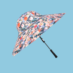 Children's sun Hat and umbrella super UV protection sunblock umbrella children birth female sweet hat sunny sun rain