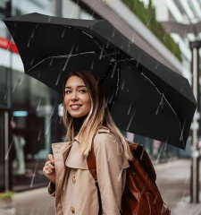 Portable Compact Five-Fold Mini Umbrella Cute Design Manual Control UV Sun Umbrella Lightweight and Tiny Pocket for Adult Travel