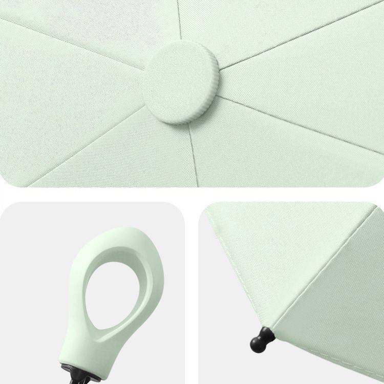 5-Folding Mini Pocket Sun Screen Portable Short Umbrella with Logo Custom