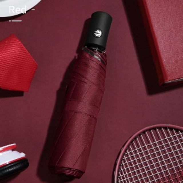 Logo Printing Cheap Price Portable Folding Fully-Automatic Windproof Business Travel Umbrellas for The Rain