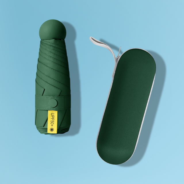 OEM Made in China 8 ribs 6K Portable Cheap Foldable Mini UV Umbrella Pocket with Logo for Customization