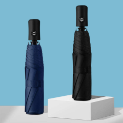 Logo Printing Cheap Price Portable Folding Fully-Automatic Windproof Business Travel Umbrellas for The Rain