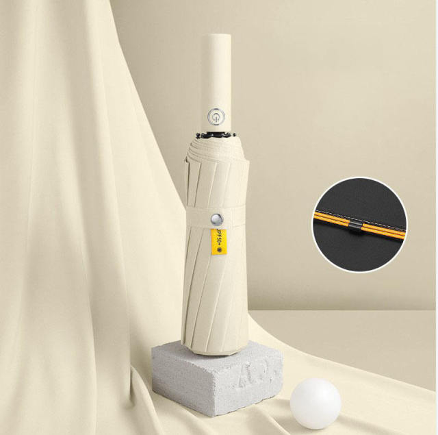 Wholesale High Quality Custom Sun Rain Portable 3 Folding Foldable Automatic Uv Protection Outdoor Umbrellas With Logo Printing