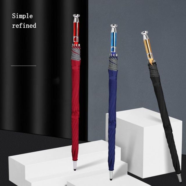 Big Waterproof Auto Open Oversize Straight Umbrella Promotional Custom Logo Windproof Branded Golf Umbrella for Rain