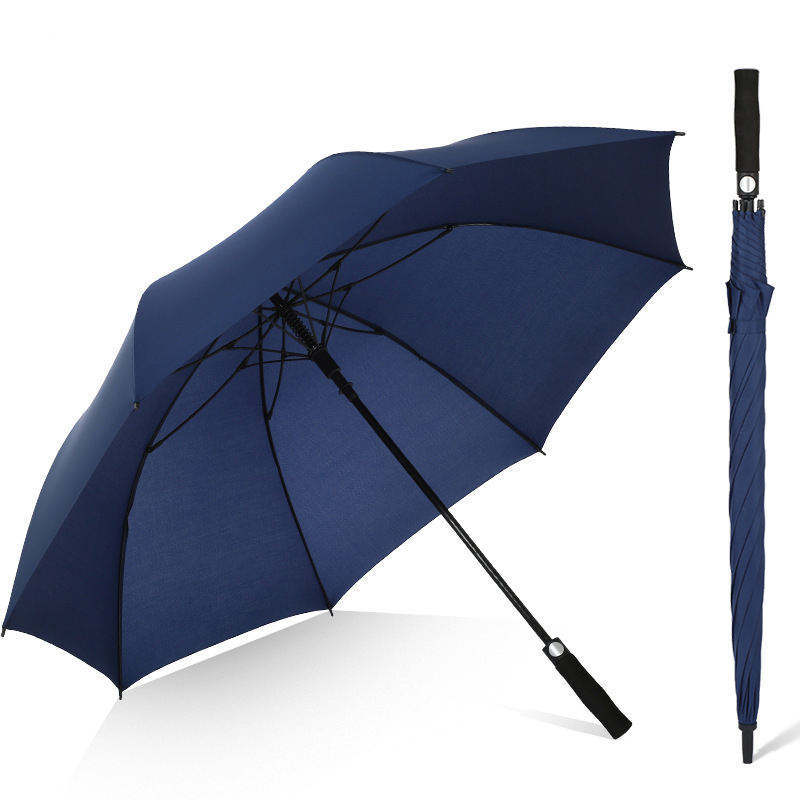 27 inch*8k Red Color Custom Logo Printed Golf Umbrella With EVA Handle For Promotion