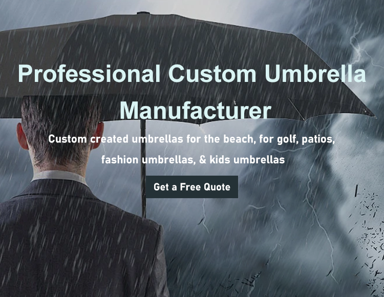 Display image of various wholesale umbrellas with different colors and designs