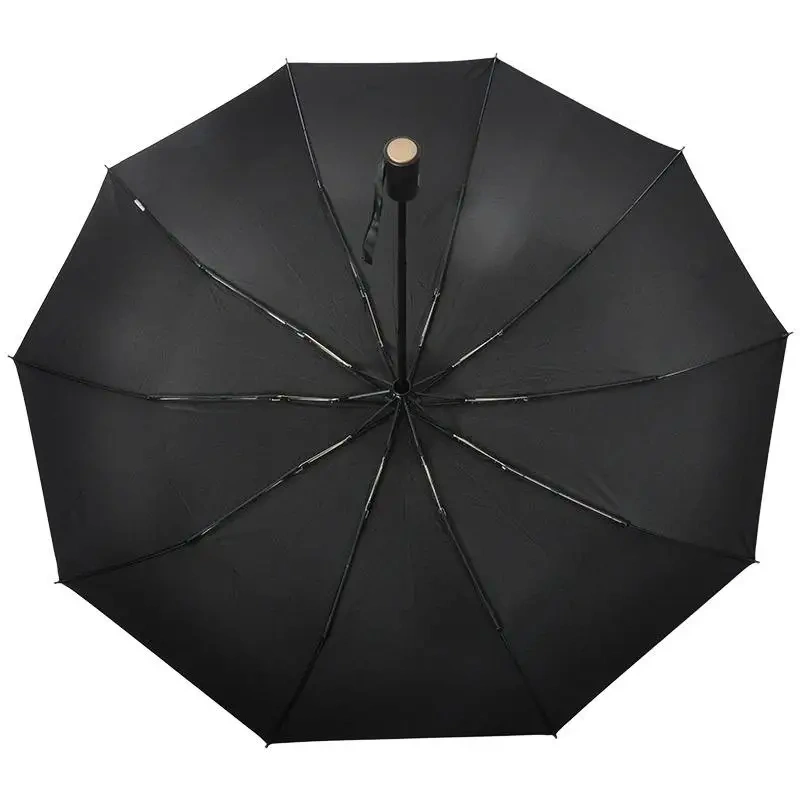 Uv Protection Multi Color Custom Logo 3 Folding Automatic Sun and Rain Water-Repellent Umbrella With Promotional