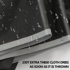 Cheap Recycled Plastic 3 Fold Automatic Umbrella Handle LED Outdoor Solar Umbrella With Led Light With Custom Logo