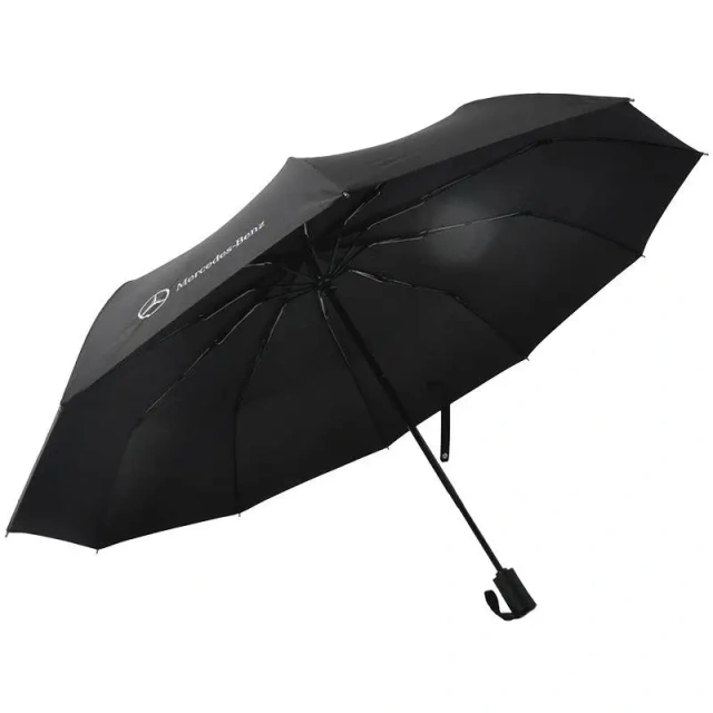 Uv Protection Multi Color Custom Logo 3 Folding Automatic Sun and Rain Water-Repellent Umbrella With Promotional