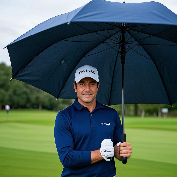 Windproof golf umbrella