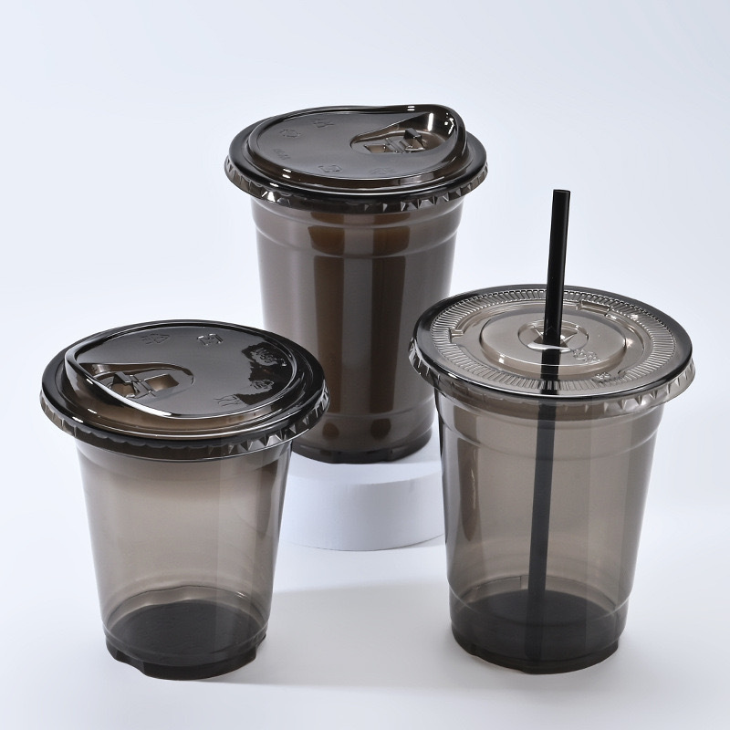 PET Black Cups