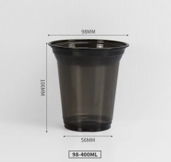 Black PET Blister Cups