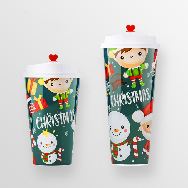 In-mold labeling cups