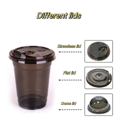 Black PET Blister Cups