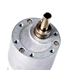 Двигатель постоянного тока с цилиндрической зубчатой передачей 37GB528