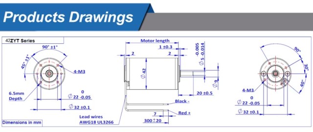 Brushed DC Motor 31ZY