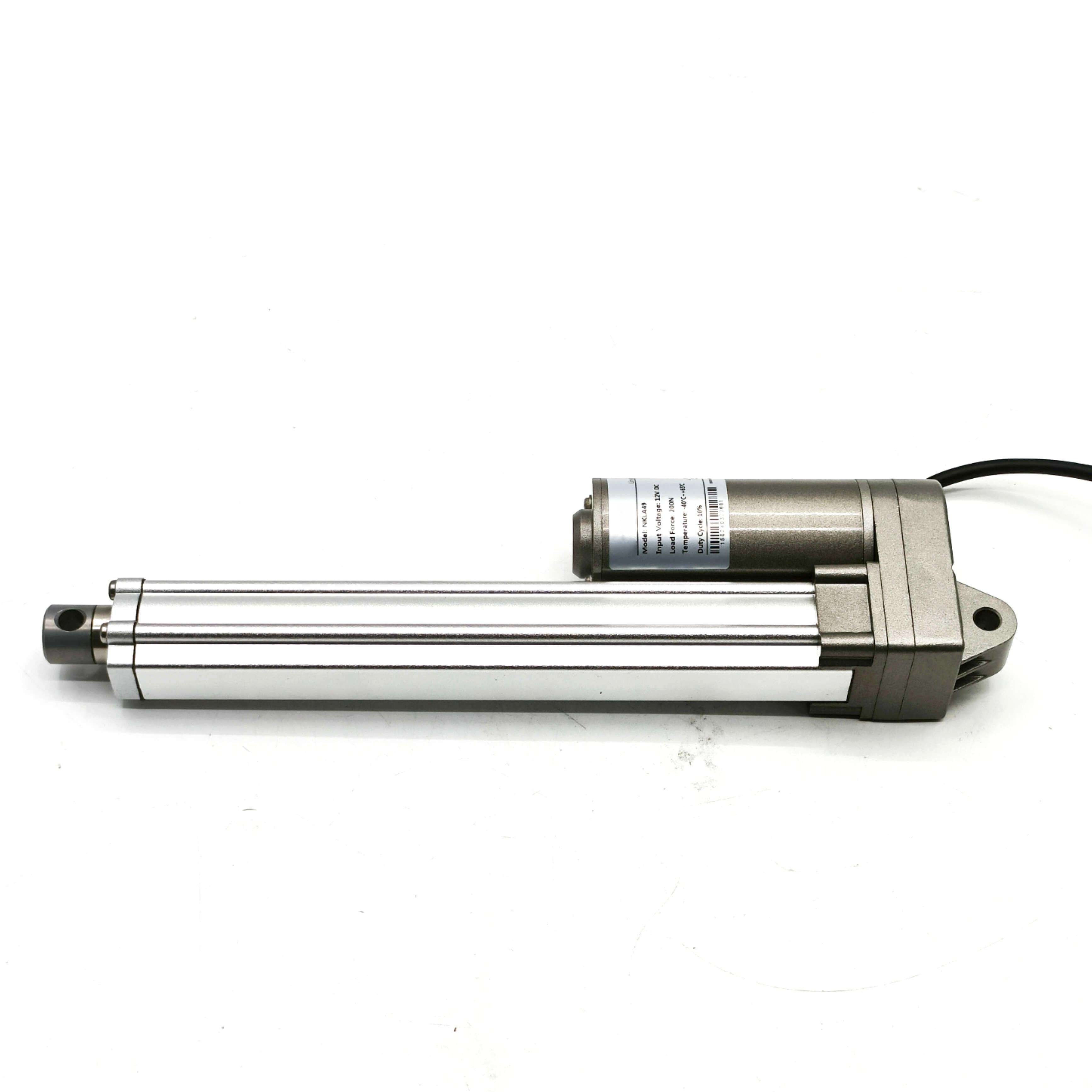 12V 24V 36V 48V Linear Actuator 2000n 5-55rpm DC Motor for Equipment Cleaning Vehicles Solar Panel Assist Devices Window Openers