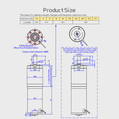 DC Spur Gear Motor  32GP-31ZY