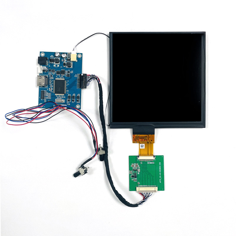square LCD display
