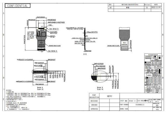 2.4 Inch Industrial OLED Display 450×600 MIPI SPI MCU Interface | High Brightness AMOLED Module Supplier