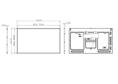 32 inch 1920×1080 39PIN LVDS 300nit LCD Module