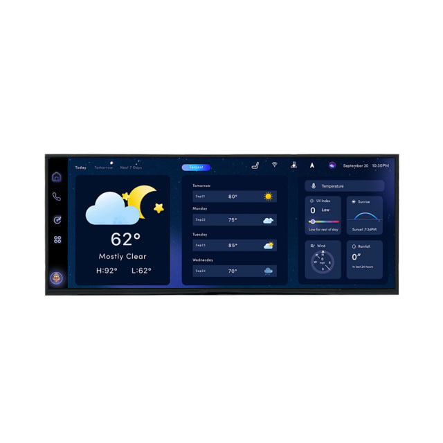 1920x720 automotive LCD module