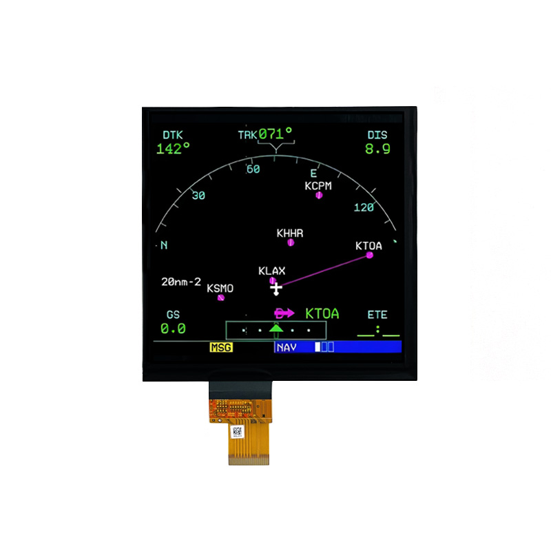 Labview Flight Display Square LCD Displays in Flight Simulator Cockpit Applications