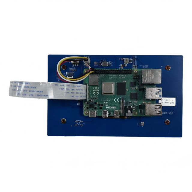 Professional 7 Inch DSI CTP LCD Display Solutions for Raspberry Pi - 1024x600 IPS Display Solution with DSI700-V1.01 Board