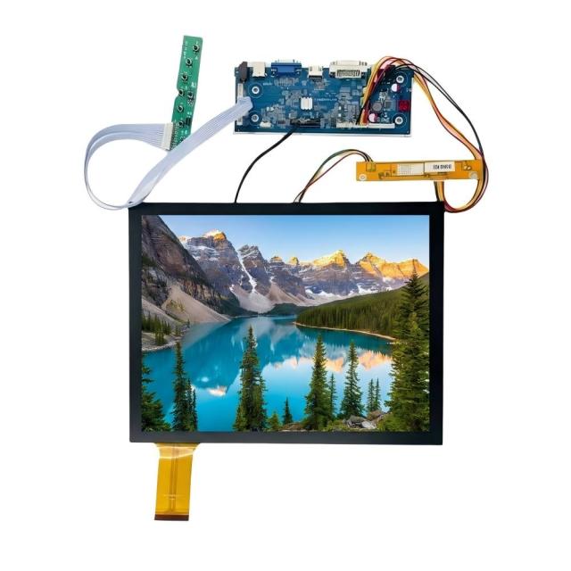 14 Inch 1600×1200 50PIN LVDS 650nits CTP Touch Panel LCD Module