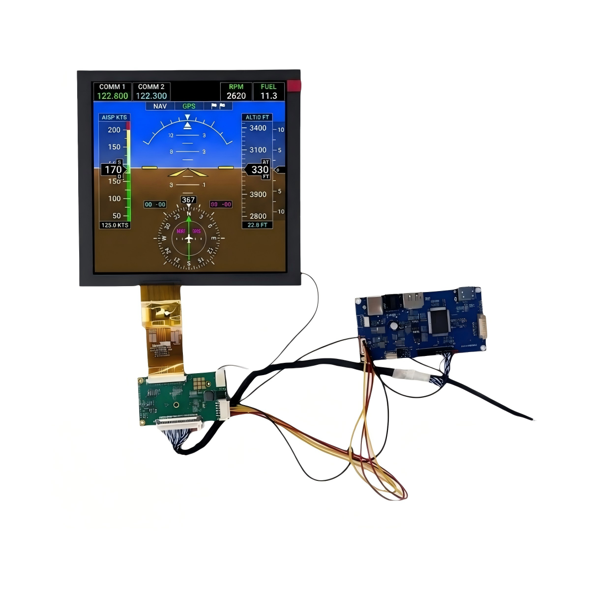 8.82 Inch 768x768 LVDS Square TFT LCD Display