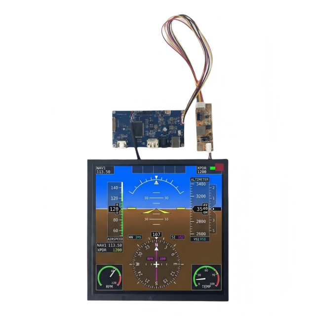 10.3 inch 768x768 Square LCD Display
