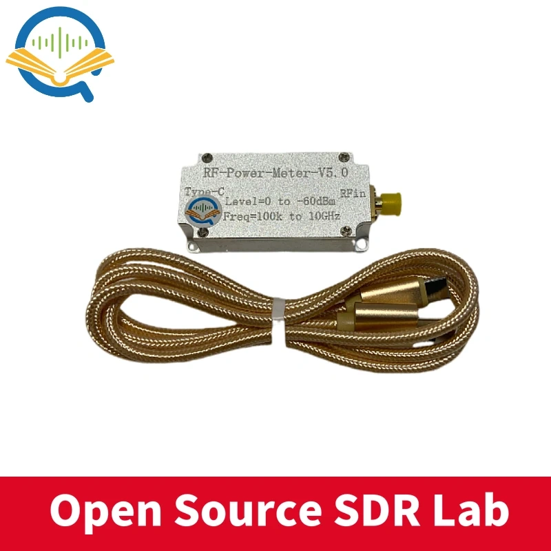 RF-Power-Meter-V5.0 100K To 10GHz RF Power Meter High-Speed Acquisition Type With Type-C Data Port