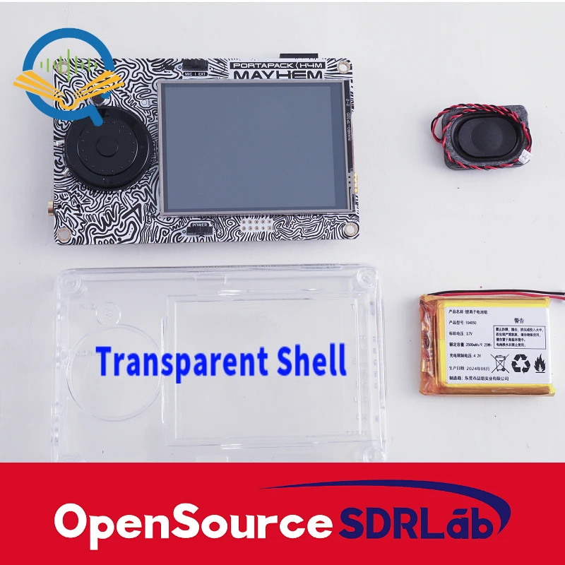OpenSourceSDRLab Portapack H4M Spectrum Analyzer and Transparent