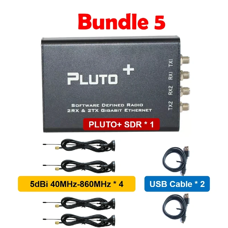 PLUTO+ SDR AD9363 2T2R Radio SDR Transceiver Radio 70MHz-6GHz Software Defined Radio